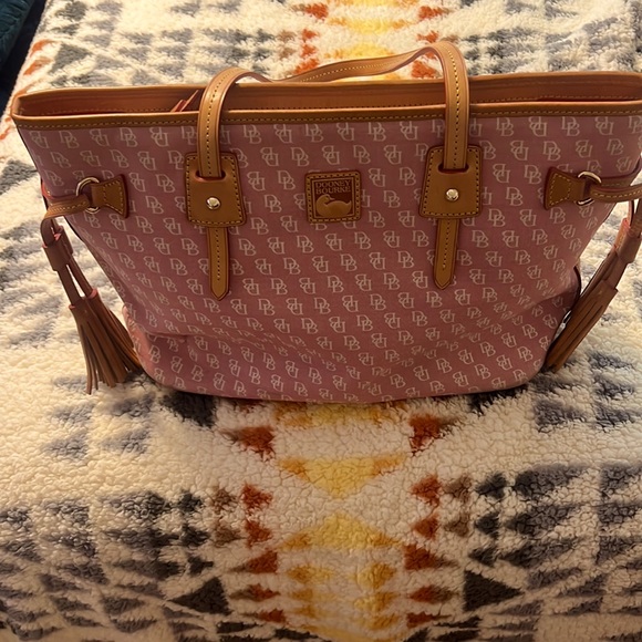 Dooney & Bourke Handbag, Davis Tassel Shopper - Picture 1 of 14